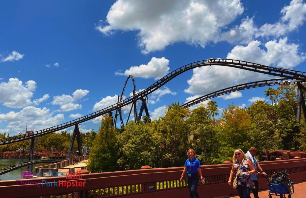 Universal Orlando Resort Velocicoaster twist at Islands of Adventure. Keep reading to get the best Jurassic World Velocicoaster photos.