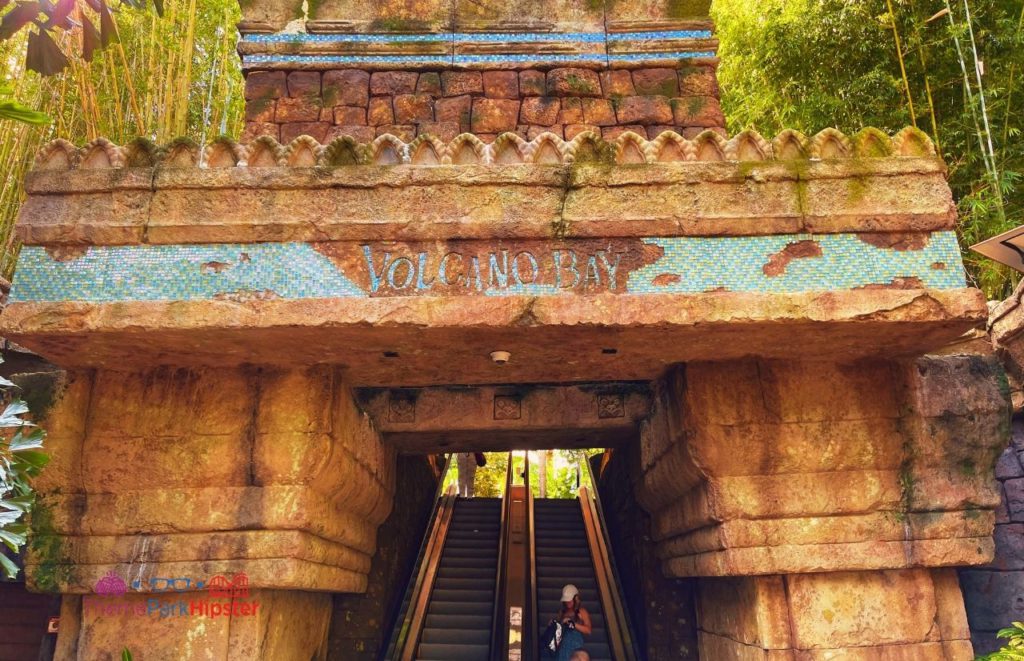 Universal Orlando Resort escalators to Volcano Bay