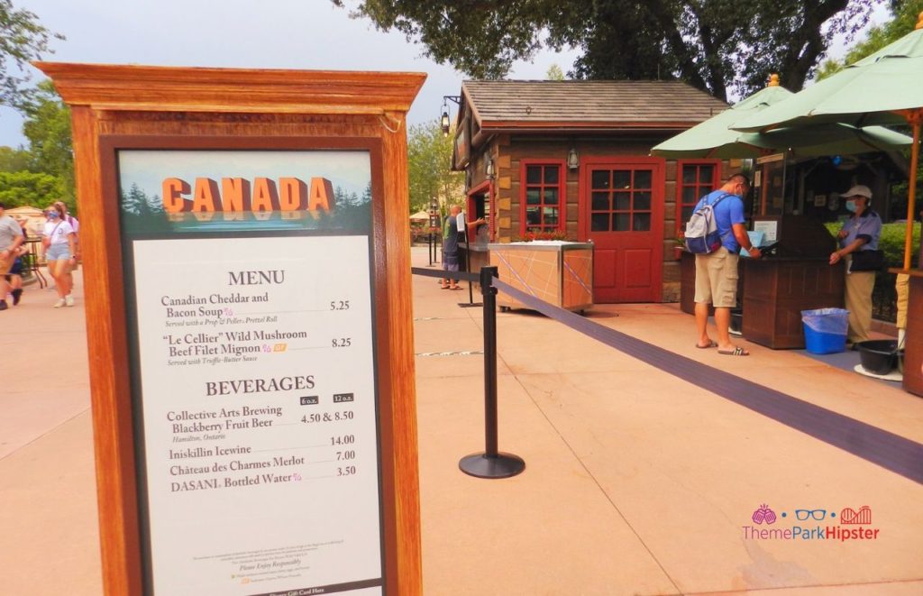 Epcot Food and Wine Festival Canada Booth. Keep reading to get the best things to do at Epcot Food and Wine Festival.