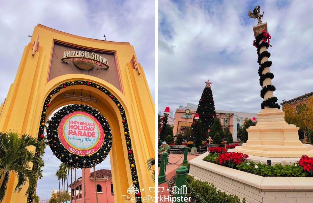 Arches and Central Park Christmas at Universal Studios in Universal Orlando Resort