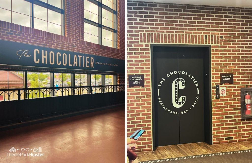 Elevator to Hersheypark Chocolatier Restaraunt in Hershey, Pennsylvania Review