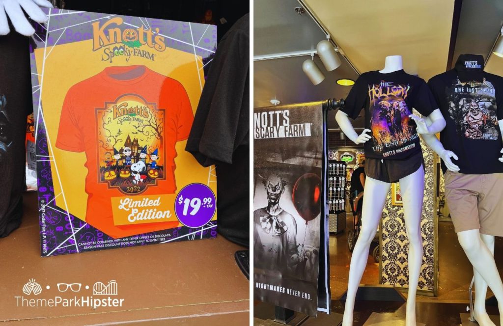 Merchandise at Knott's Berry Farm at Halloween Knott's Scary Farm 2024