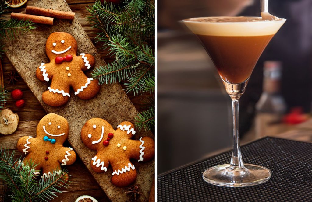 Gingerbread Display Martini at Disney World