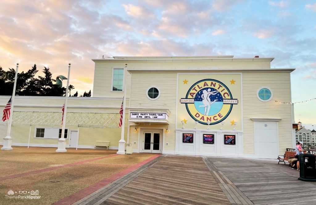 Christmas at Disney Boardwalk Inn and Villas Atlantic Dance Hall Entrance