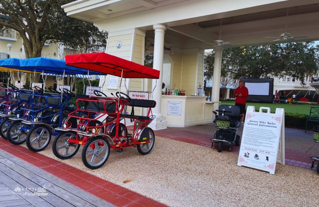 Christmas at Disney Boardwalk Inn and Villas Surrey Bike Rental