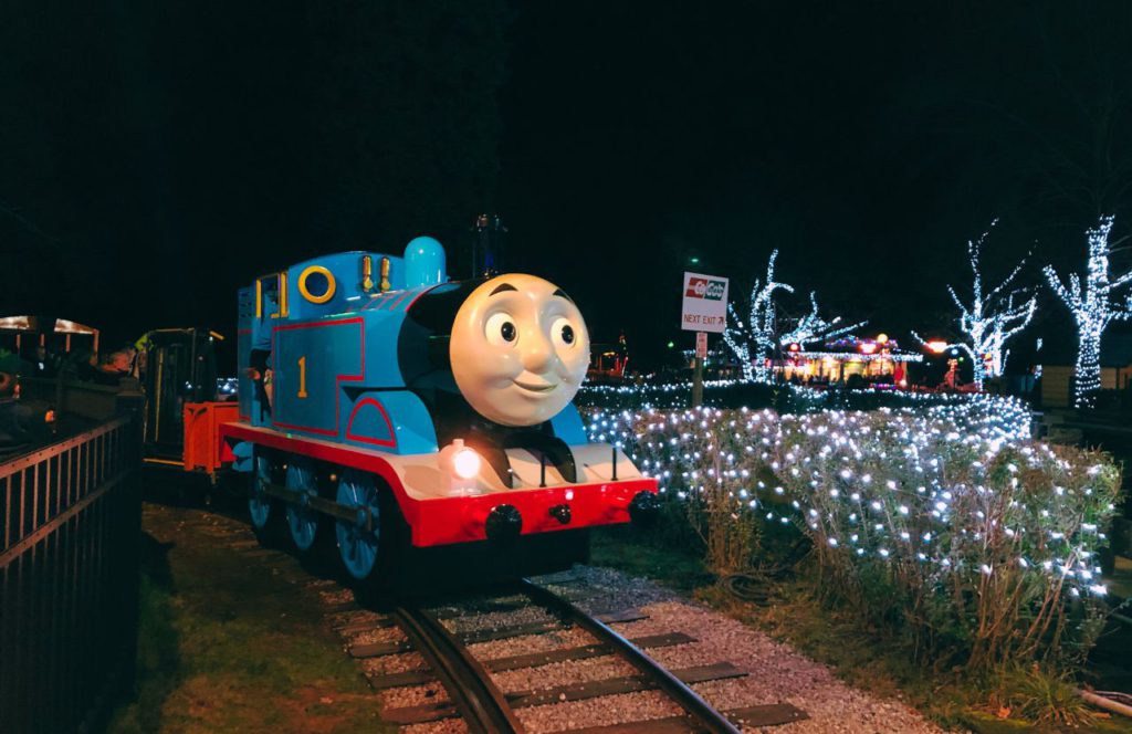 Kennywood Christmas Lights Event Thomas the Train 2024