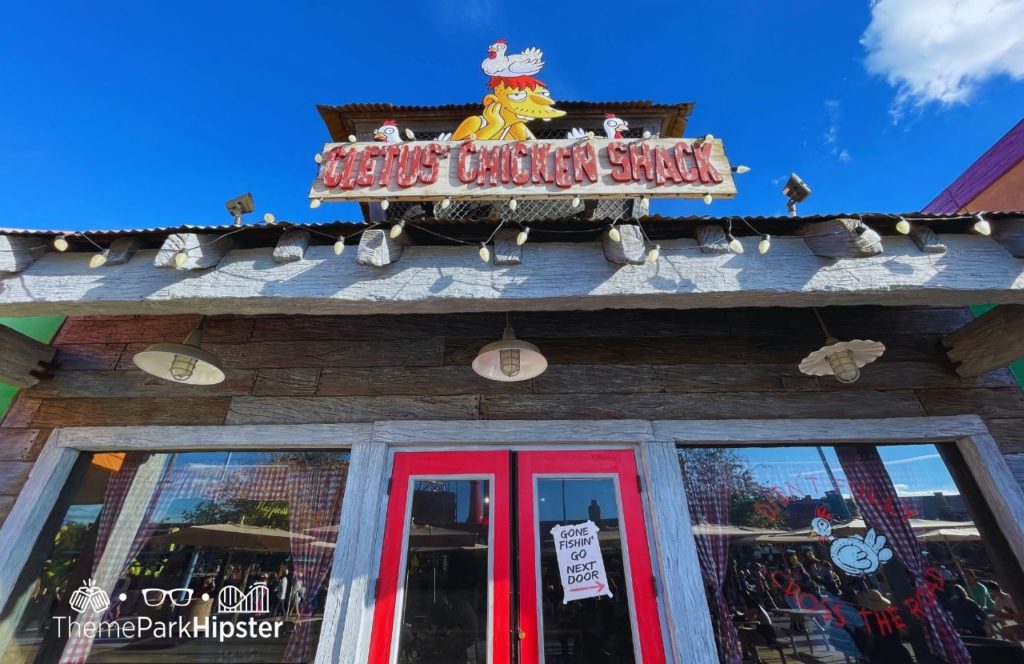 Universal Orlando Resort Cletus Chicken Shack at Universal Studios in Springfield Simpsons Land. Keep reading to get the best things to do at Universal Studios Orlando Florida.