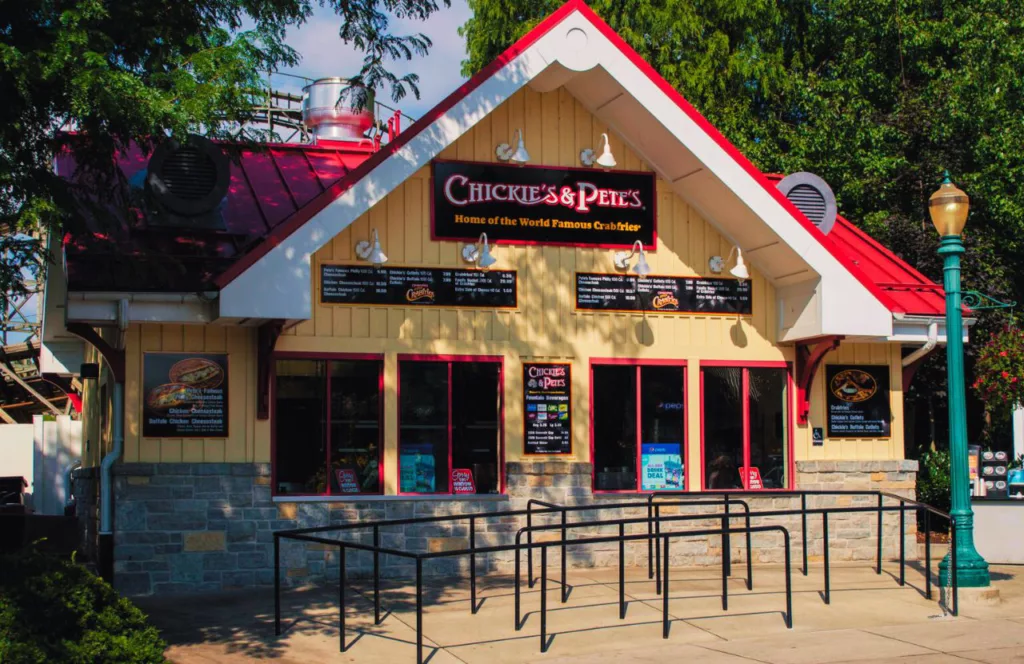 Chickey's and Pete's Famous Crabfries. Some of the best food at Hersheypark.