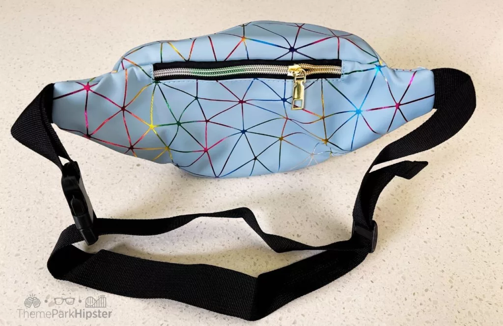 LIVACASA Holographic Epcot Hip Pack. One of the best fanny packs for Disney World