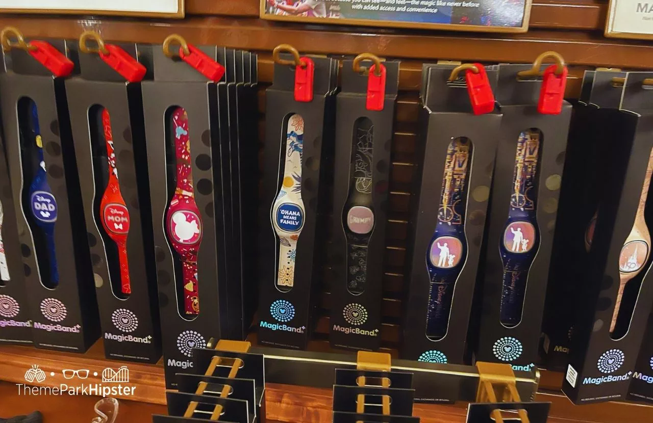 Mickey's Not So Scary Halloween Party at Disney's Magic Kingdom Theme Park Merchandise MagicBand colors and designs