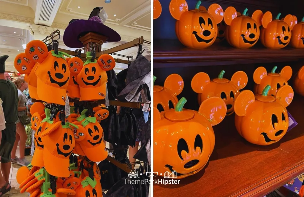 Mickey's Not So Scary Halloween Party at Disney's Magic Kingdom Theme Park Merchandise Mickey Mouse Hats and Candle Holder. Keep reading to know what to pack and what to wear to Disney World in September on your packing list.