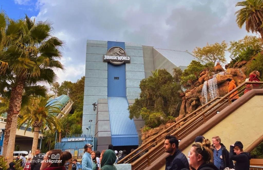 Universal Studios Hollywood Jurassic World Ride View 