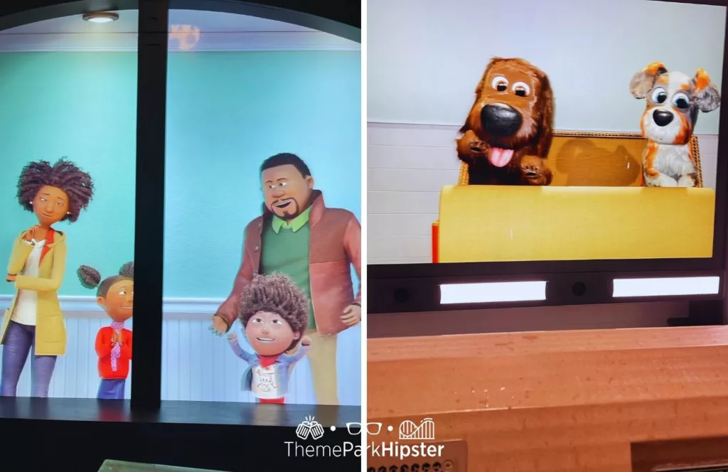 Universal Studios Hollywood Secret Life of Pets Ride pet adoption scene