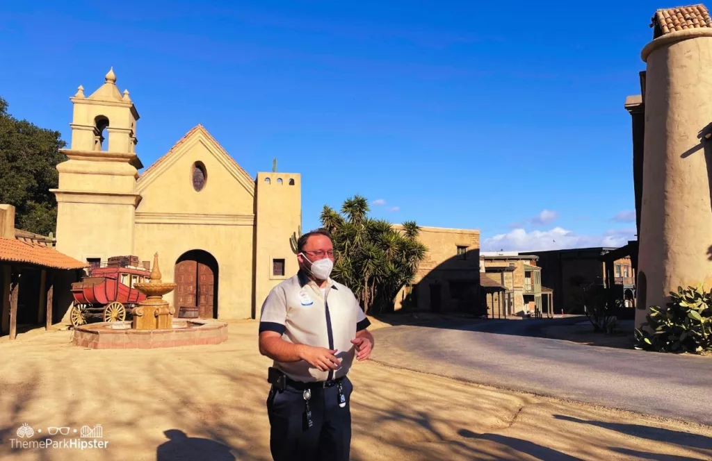 Universal Studios Hollywood Studio Backlot Tour Western Scene with VIP Experience Tour Guide Owen