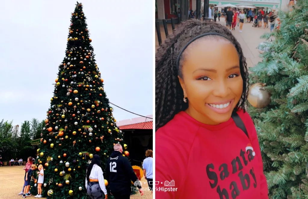 Busch Gardens Tampa Bay Christmas Town Tree with NikkyJ