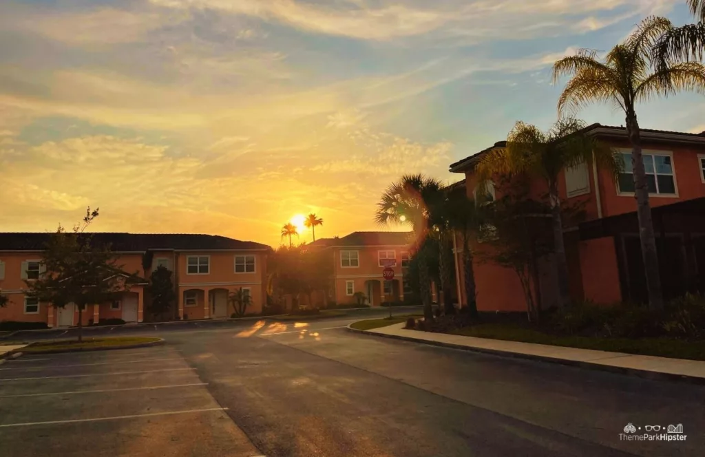 Regal Oaks Resort Near Disney World Townhomes at Dusk