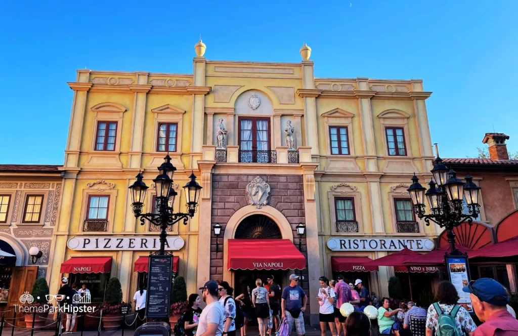 Epcot Italy Pavilion Via Napoli Pizzeria Ristorante