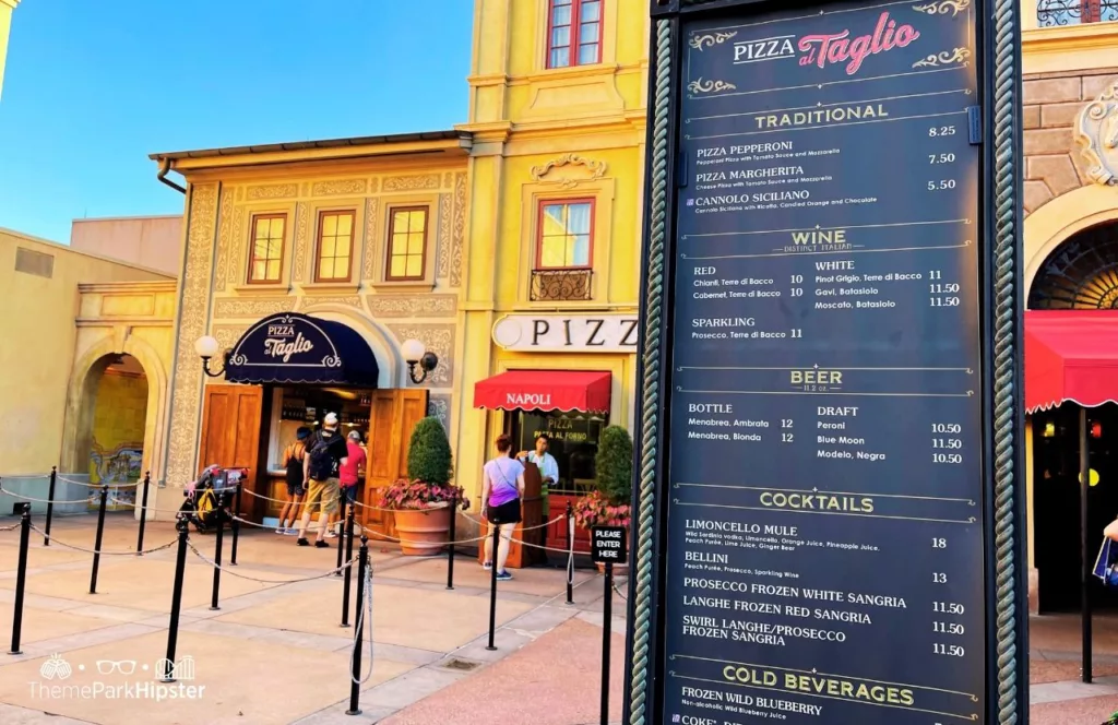 Epcot Spice Road Table Outdoor Area. One of the best epcot table service restaurants at Disney World.