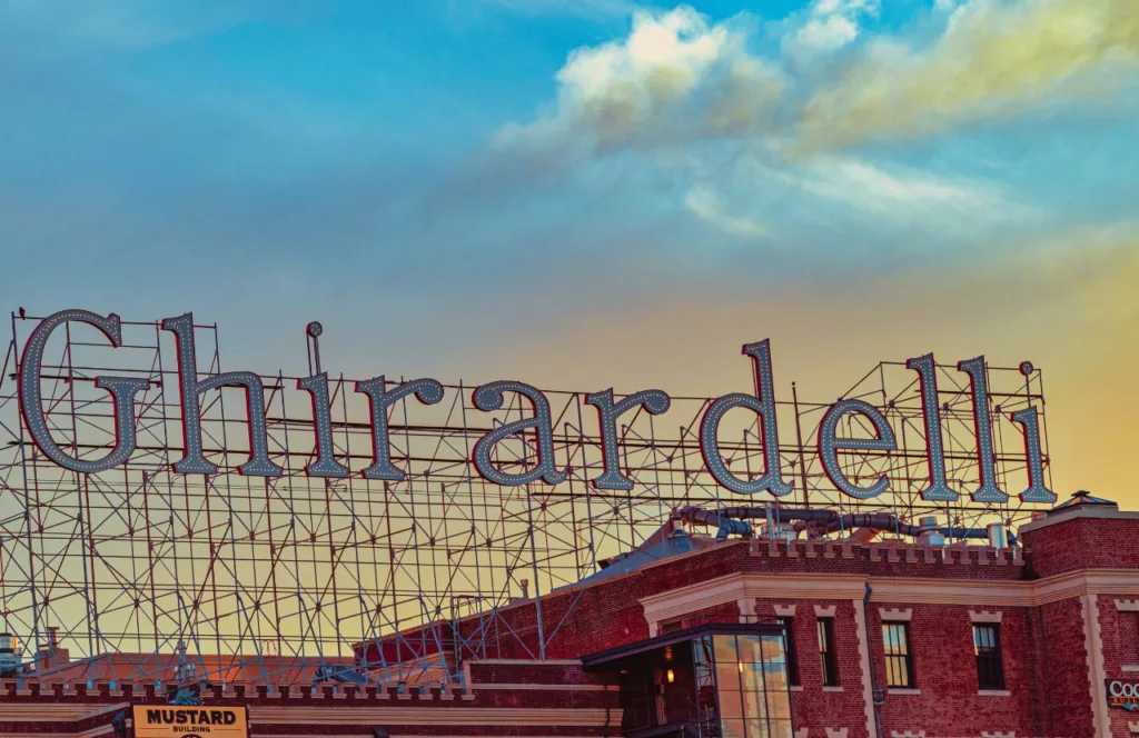 Ghirardelli Soda Fountain and Chocolate Shop in San Francisco California