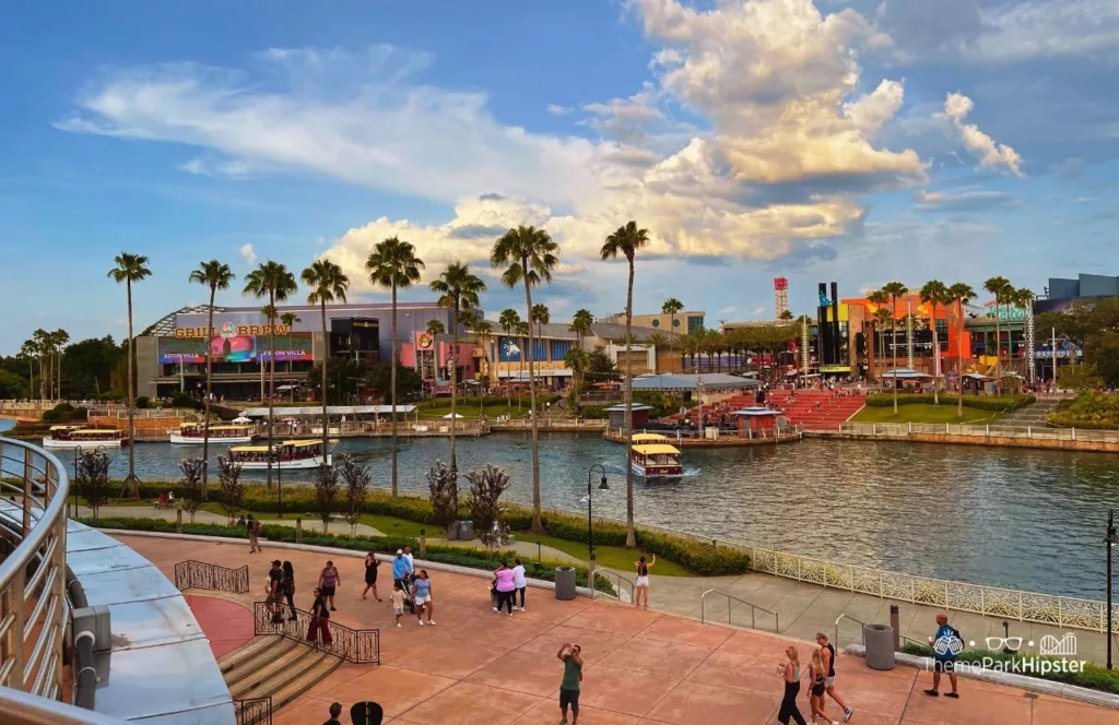 Universal Orlando Resort View of CityWalk from Hard Rock Cafe. Keep reading to get the complete guide on the Universal Orlando Offer Military Discounts. 