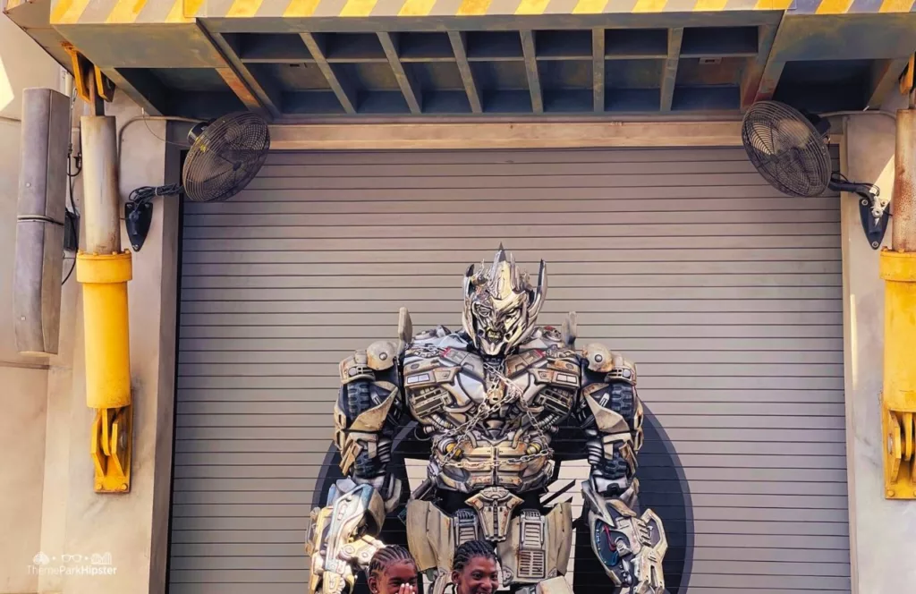 Universal Studios Orlando Florida Megatron Character Meet and Greet at Transformers the Ride 3D