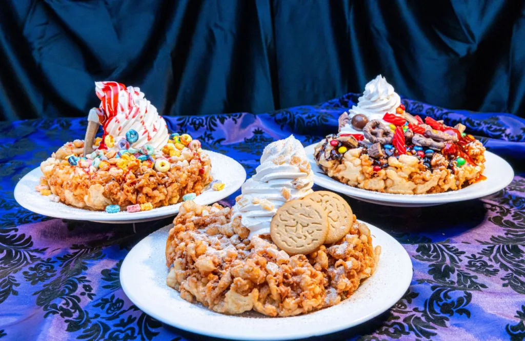 2024 Knott's Scary Farm at Knott's Berry Farm in California Food Funnel Cake