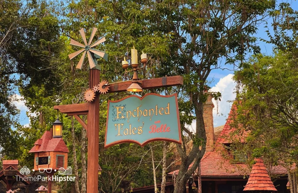 Disney Magic Kingdom Theme Park Fantasyland Enchanted Tales with Belle. One of the best shows at the Magic Kingdom to watch. 