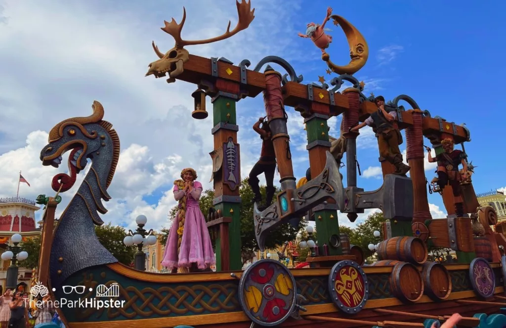 Disney Magic Kingdom Theme Park Festival of Fantasy Parade Rapunzel