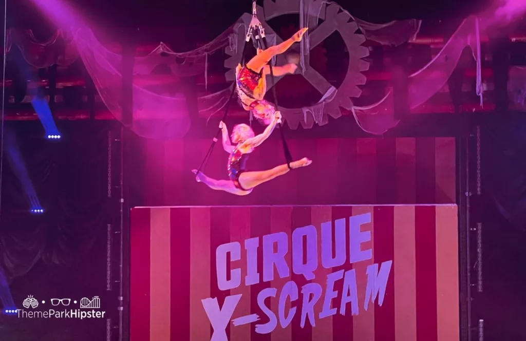 2023 Howl O Scream at Busch Gardens Tampa Bay Cirque X Scream Circus Show in Stanleyville