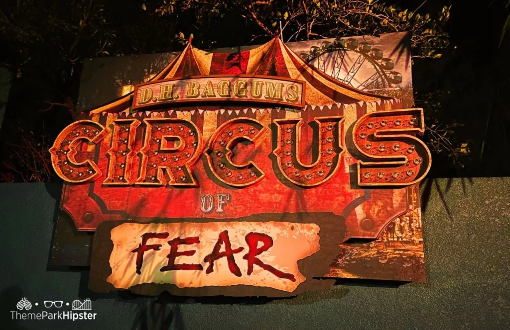 2024 Howl O Scream at Busch Gardens Tampa Bay DH Baggums Circus of Fear Haunted House maze