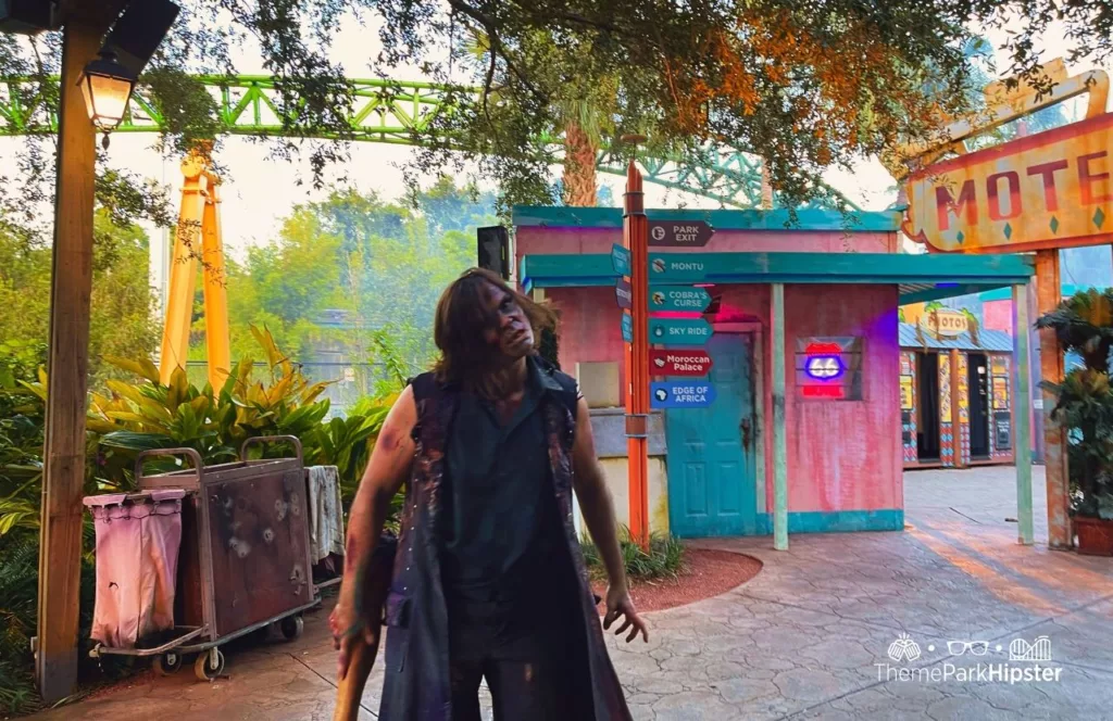 2023 Howl O Scream at Busch Gardens Tampa Bay Las Vegas Sin City Zombie Scare Zone