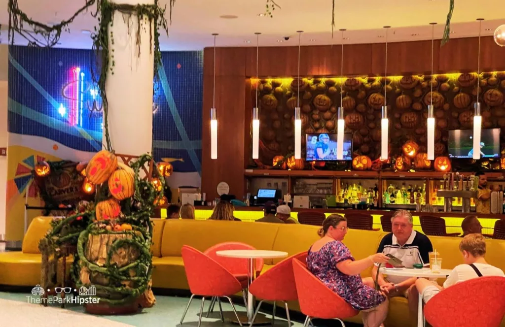 Cabana Bay Beach Resort Hotel at Universal Orlando Swizzle Lounge and Bar at Halloween