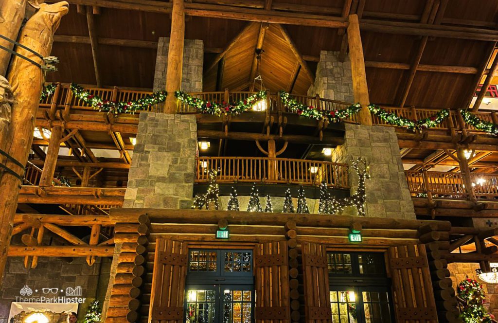 Disney Wilderness Lodge Resort At Christmas Time