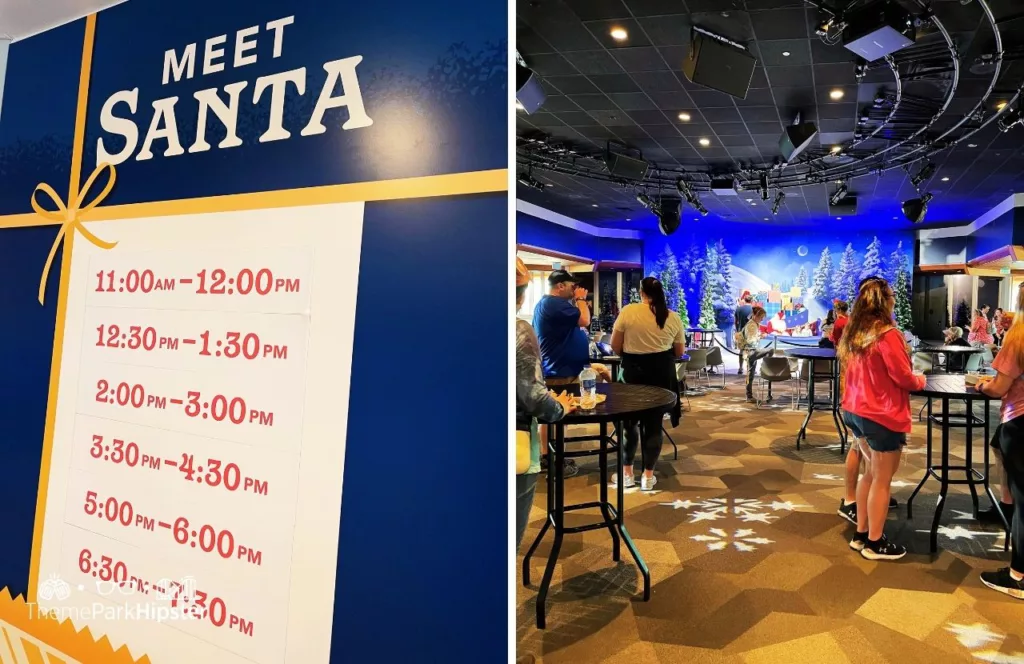 2024 Meet Santa Claus at Disney Christmas at Epcot Festival of the Holidays Schedule 