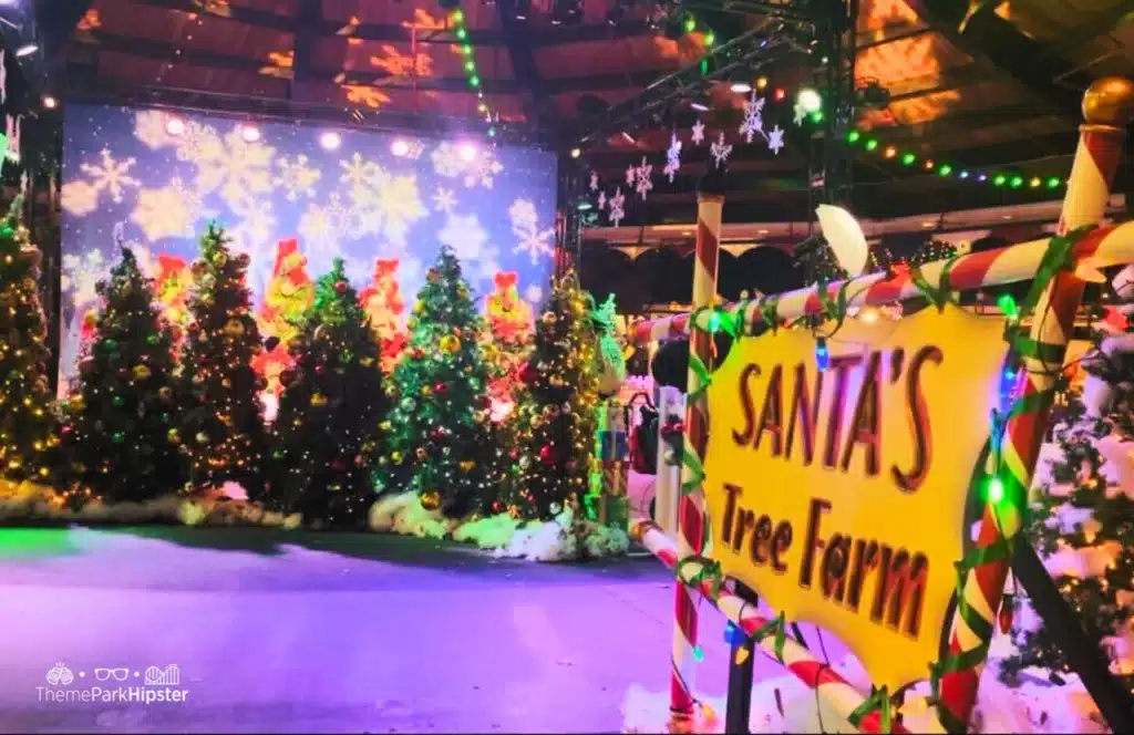 Christmas at Hersheypark Candy Lane Santa's Tree Farm