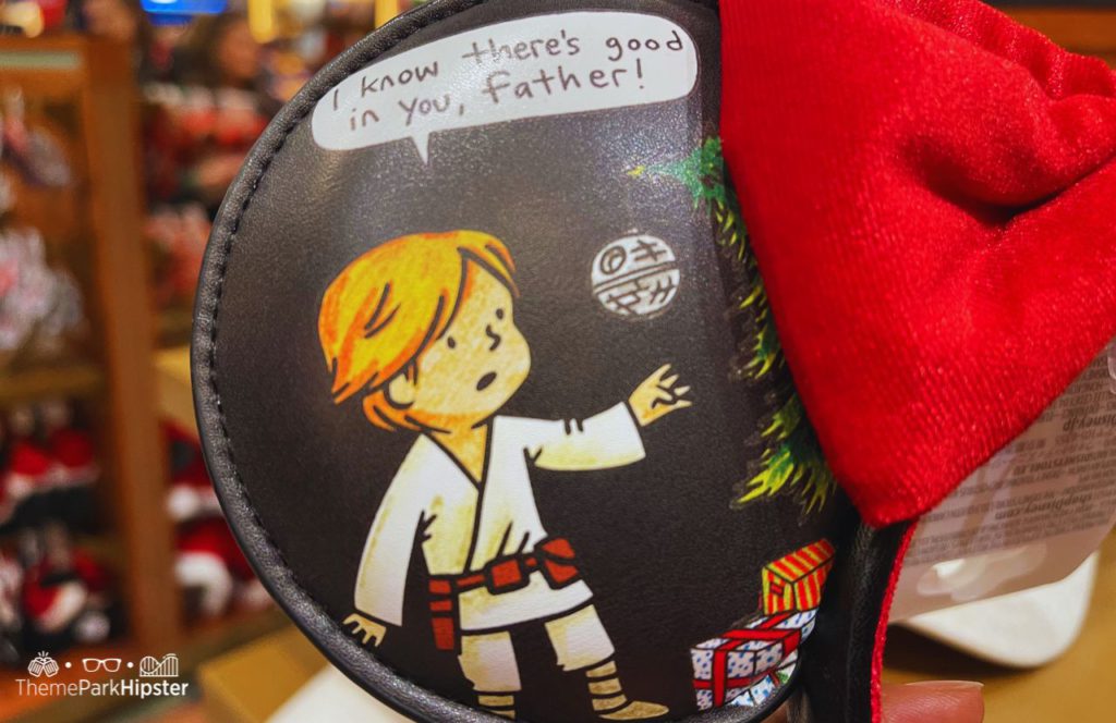 Star Wars Disney Christmas Ears with Luke Skywalker and Darth Vader