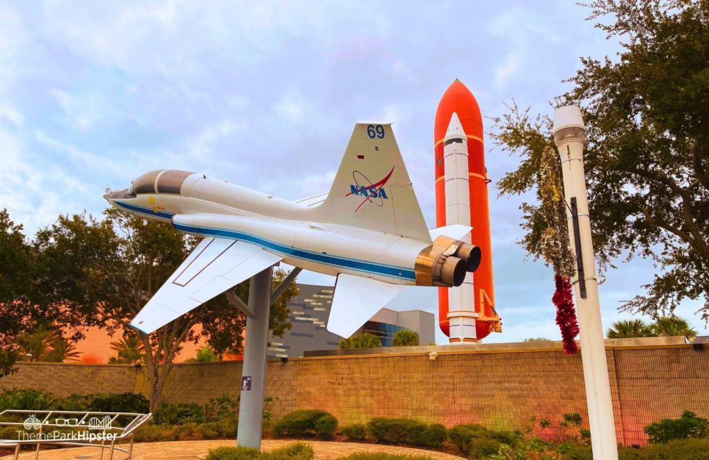 Holidays in Space at Kennedy Space Center Florida Space Shuttle Atlantis.