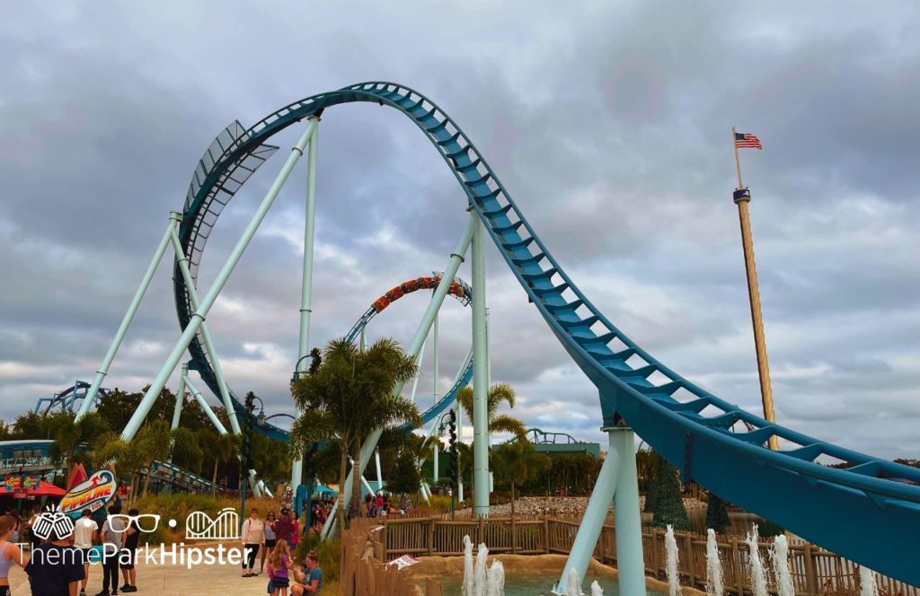 Pipeline Roller Coaster. One of the best rides at SeaWorld Orlando.