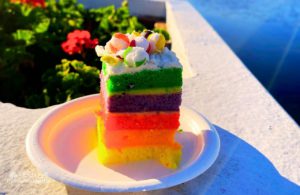 2024 Epcot Festival of the Arts Disney World Rainbow Cake