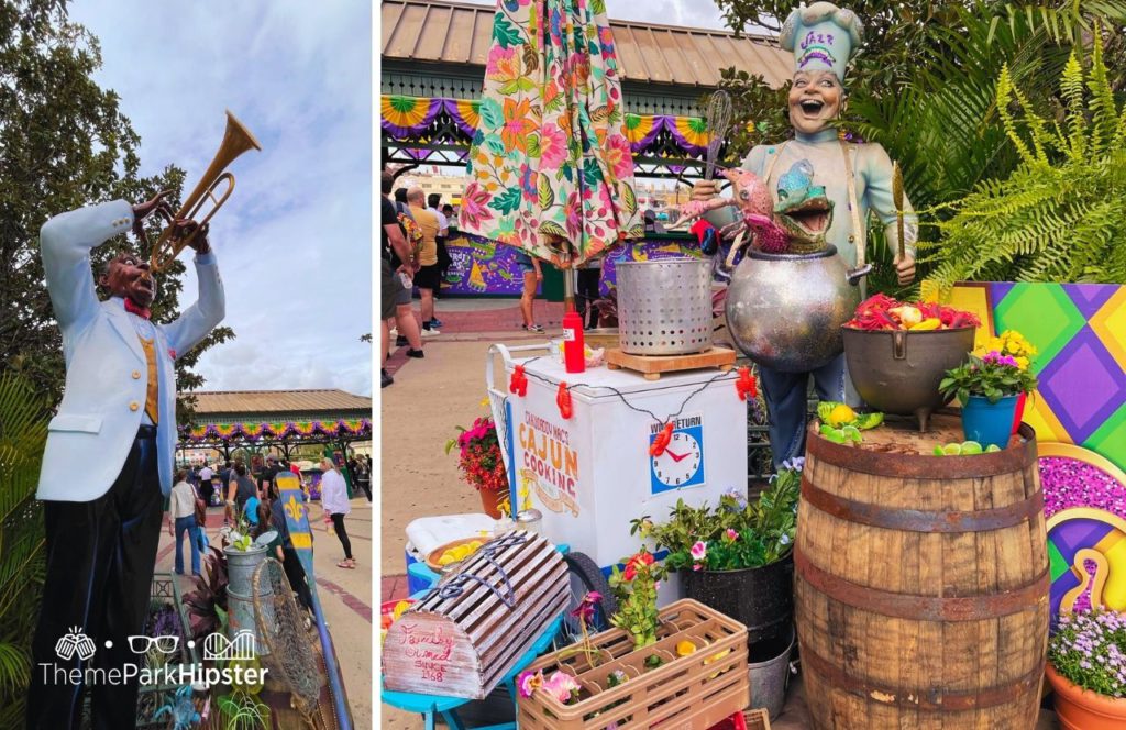 2024 Mardi Gras at Universal Studios Florida Cajun Food. One of the best things to eat at Universal Mardi Gras.