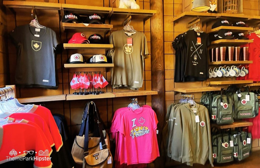 Epcot Theme Park Disney World Canada Pavilion Northwest Mercantile Store with Souvenirs Shirts