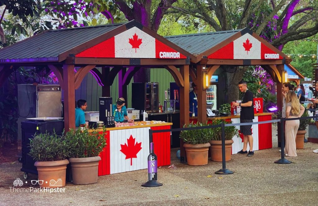 Busch Gardens Tampa 2024 Food and Wine Festival Canada Food Booth