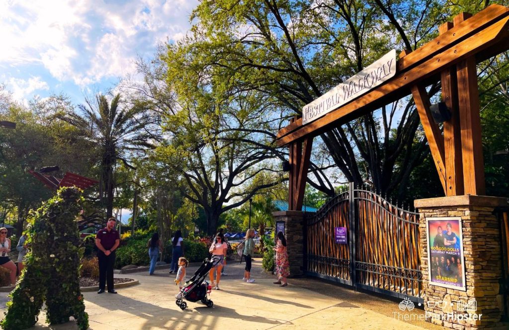 Busch Gardens Tampa 2024 Food and Wine Festival Walkway