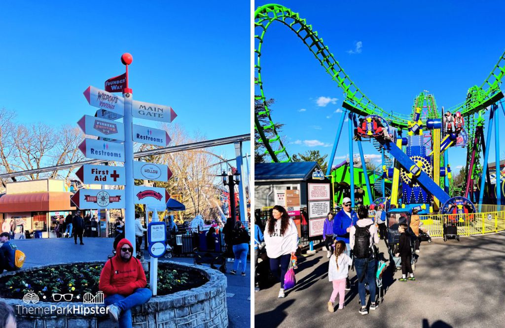 Hersheypark Jolly Rancher Roller Coaster and Founder's Way. Keep reading to get the full guide on the Hersheypark Season Pass.