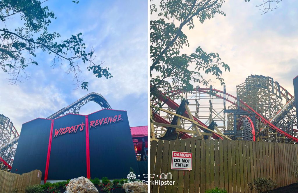 Hersheypark Wildcat's Revenge Roller Coaster. One of the best roller coasters at Hersheypark.