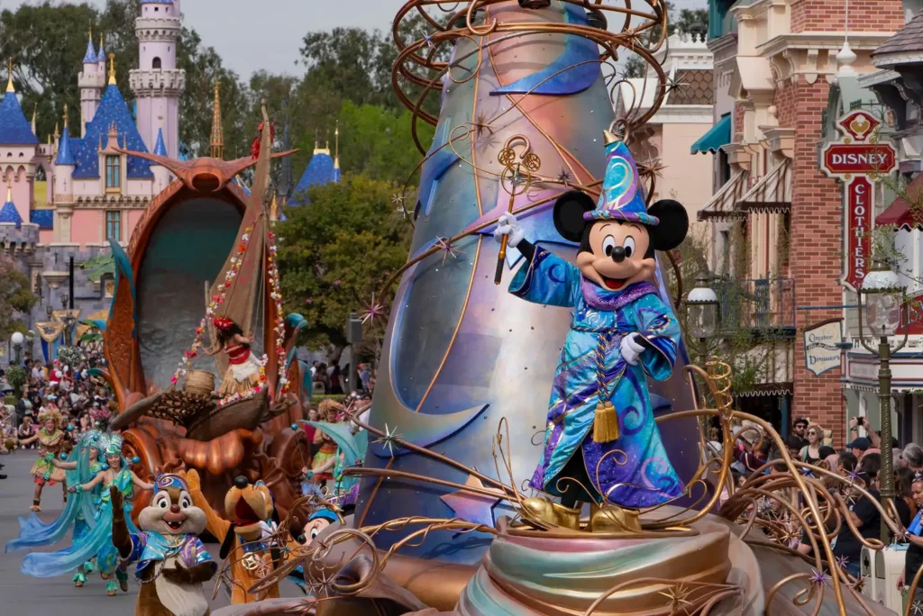 Magic Happens Mickey Disneyland Parade. Keep reading for your own Disneyland Itinerary and planner!