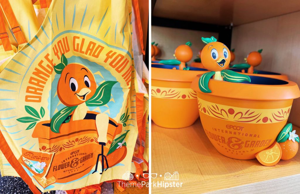 Orlando Bird Merchandise Apron and Cup Epcot Flower and Garden Festival 2024 at Disney World. Keep reading to learn more about the perks of a Disney Annual Pass.