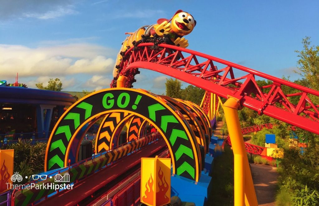 Disney Hollywood Studios Toy Story Land Slinky Dog Dash Roller Coaster