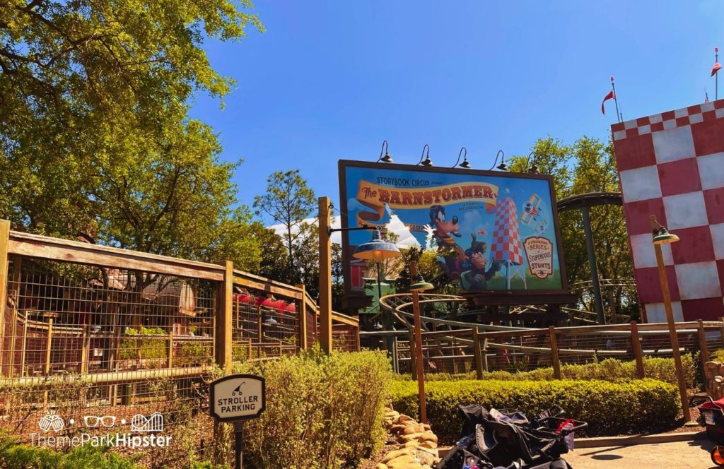 Disney Magic Kingdom Park Fantasyland Barnstormer Goofy Roller Coaster