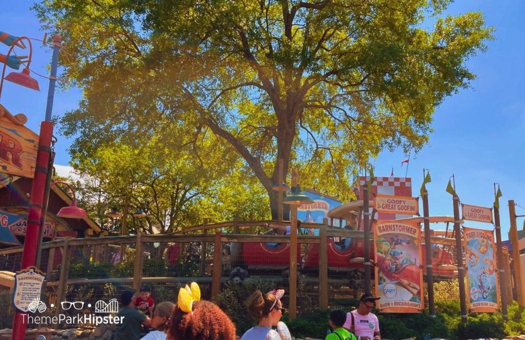 Disney Magic Kingdom Park Fantasyland Barnstormer Goofy Roller Coaster. One of the best roller coasters at Disney World.